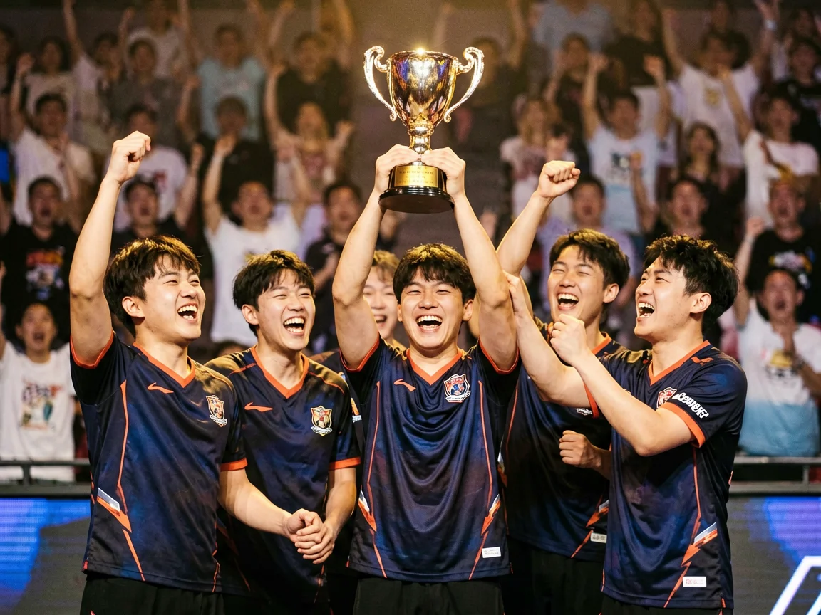 夺冠捧杯瞬间G2Esports
